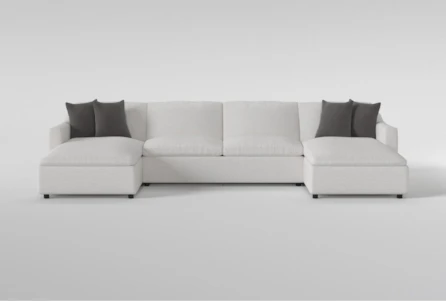 Prime Foam 159" 3 Piece Sectional With Double Chaise