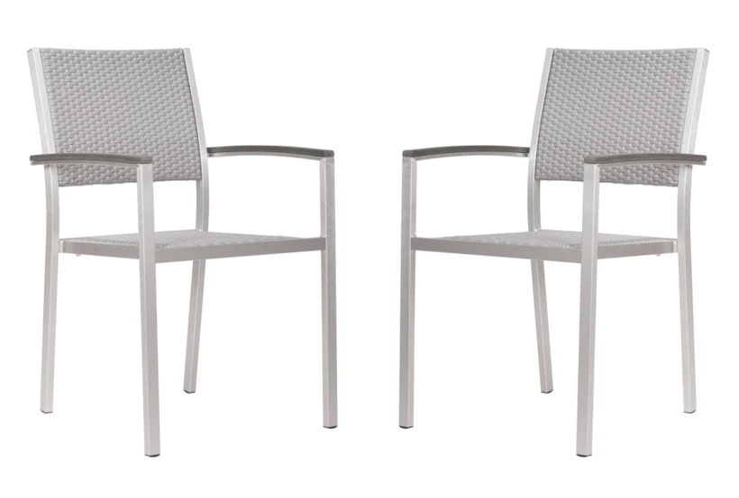 Metro Outdoor Dining Arm Chair Set Of 2 - 360