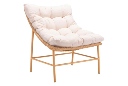 Meri Natural Outdoor Accent Chair