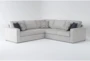 Monterey 109" Beach 3 Piece Sectional With Right Arm Facing Full Sleeper - Signature