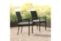 Sagrada Outdoor Dining Chairs With Spa Blue Sunbrella Cushions Set Of 8 - Room
