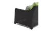 Kit-Sagrada Outdoor 5 Piece Sectional Conversation Set With Ginkgo Green Sunbrella Cushions - Detail
