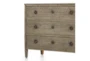 Solid Weathered Pine 3 Drawer Chest - Detail
