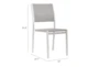 Metro Outdoor Dining Side Chair Set Of 2 - Detail