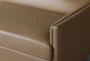 Congnac Faux Leather Sofa - Detail