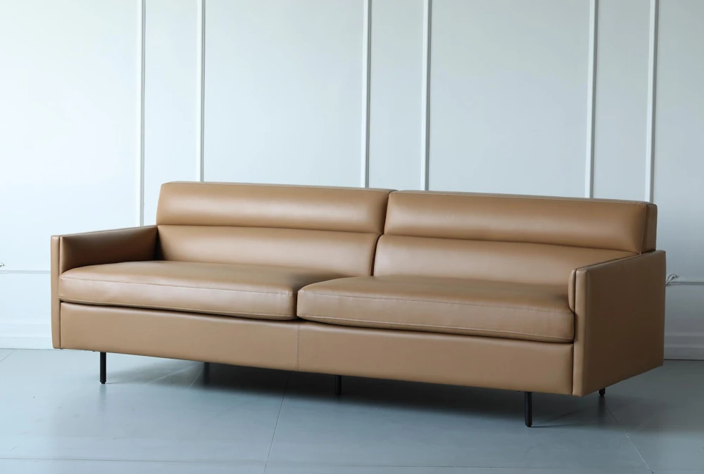 Congnac Faux Leather Sofa