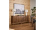Natural Reclaimed Pine + Reclaimed Elm 4 Door Sideboard - Room