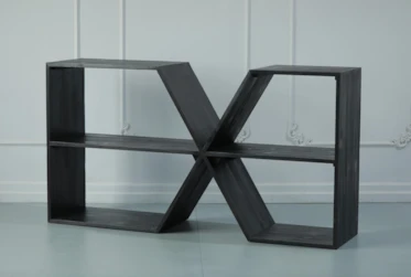 Black Reclaimed Pine Console Table