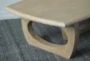Natural Elm Coffee Table - Detail