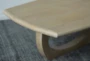 Natural Elm Coffee Table - Detail