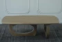 Natural Elm Coffee Table - Front