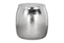 Silver Drum End Table  - Signature