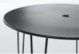 Caspian 42" Outdoor Bistro Dining Table - Detail