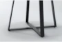 Ace 40" Outdoor Round Dining Table - Detail