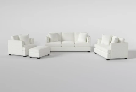 Kiara II Sofa/Loveseat/Chair/Ottoman Set