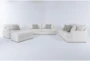 Belinha II Opal 4 Piece Queen Sleeper Sofa, Condo Sofa, Chair & Ottoman Set - Signature