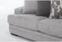 Arlen Sterling 128" 2 Piece Sectional with Right Arm Facing Tux & Left Arm Facing Sofa - Detail