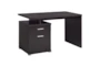 Rivolli 2-Drawer Office Desk With Cabinet Cappuccino - Signature