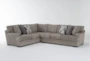Arlen Marble 128" 2 Piece Sectional with Left Arm Facing Tux & Right Arm Facing Sofa - Signature