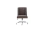 Callippe Charcoal Rolling Office Desk Chair - Front