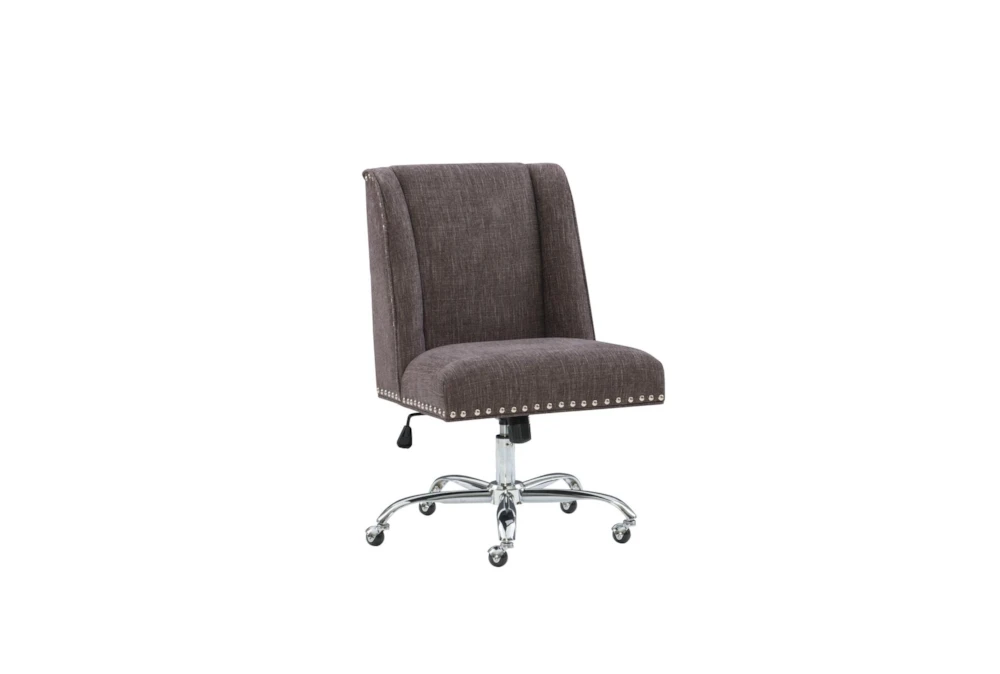 Callippe Charcoal Rolling Office Desk Chair