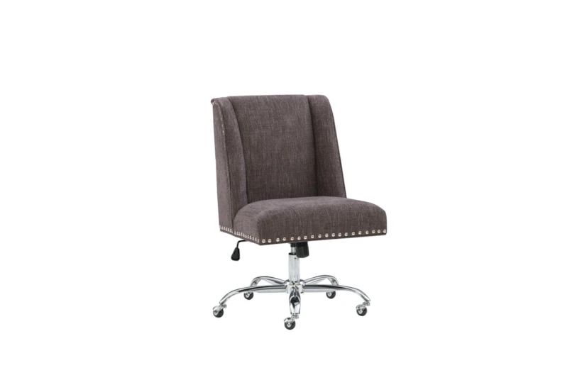 Callippe Charcoal Rolling Office Desk Chair - 360