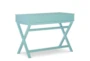 Cavour Pastel Turquosie 42" Desk With 2 Drawers - Back