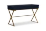 Ardendale Blue 48" Desk With 2 Drawers - Back