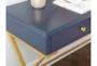 Ardendale Blue 48" Desk With 2 Drawers - Detail