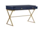 Ardendale Blue 48" Desk With 2 Drawers - Signature