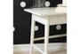 Beatty White 42" Desk With 1 Drawer - Detail