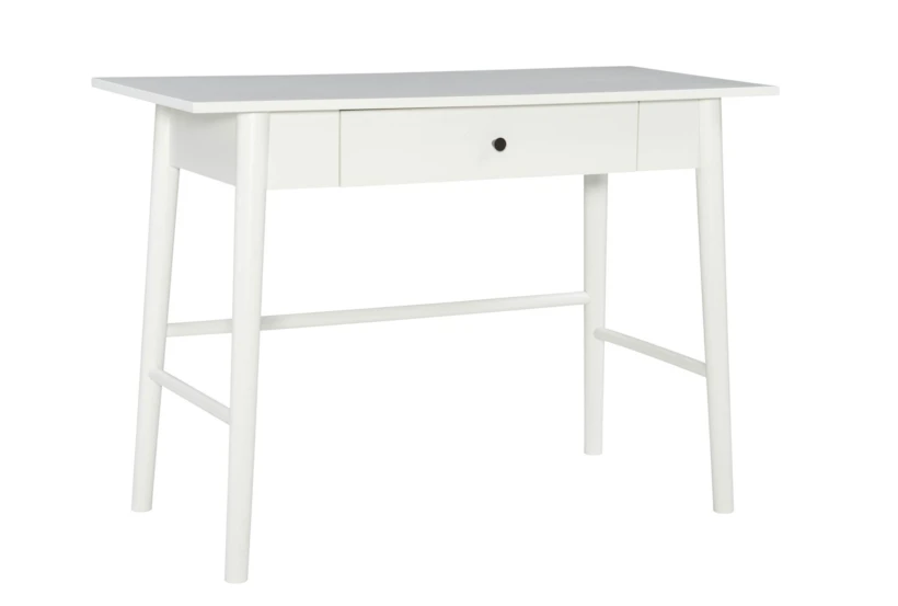Beatty White 42" Desk With 1 Drawer - 360