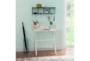 Edgemar White 30" Folding Desk With 1 Drawer + 2 Shelves - Room