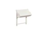 Edgemar White 30" Folding Desk With 1 Drawer + 2 Shelves - Top