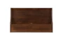 Edgemar Walnut 30" Folding Desk With 1 Drawer + 2 Shelves - Top