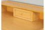 Edgemar Natural 30" Folding Desk With 1 Drawer + 2 Shelves - Detail