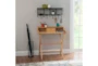 Edgemar Natural 30" Folding Desk With 1 Drawer + 2 Shelves - Room