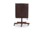 Callippe Brown Rolling Office Desk Chair - Back
