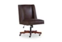 Callippe Brown Rolling Office Desk Chair - Signature