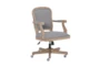 Devonshire Light Gray Rolling Office Desk Chair - Signature