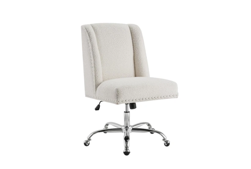Callippe Sherpa Rolling Office Desk Chair - 360