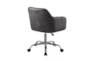 Estero Grey Rolling Office Desk Chair - Back