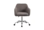 Estero Grey Rolling Office Desk Chair - Front