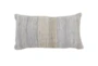 14X26 Multicolor Stripe Lumbar Throw Pillow - Signature