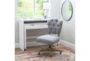 Shawnee Gray Rolling Office Desk Chair - Room
