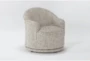 Navi Swivel Barrel Arm Chair - Side