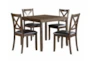 Adina 36" Kitchen Dining With Side Chair Set For 4 - Signature