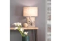 14 Inch Birch Veneer Resin Table Lamp - Room