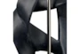 30 Inch Black Resin Intertwined Sculptural Table Lamp - Detail