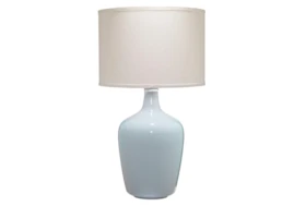29 Inch Dove Grey Table Lamp